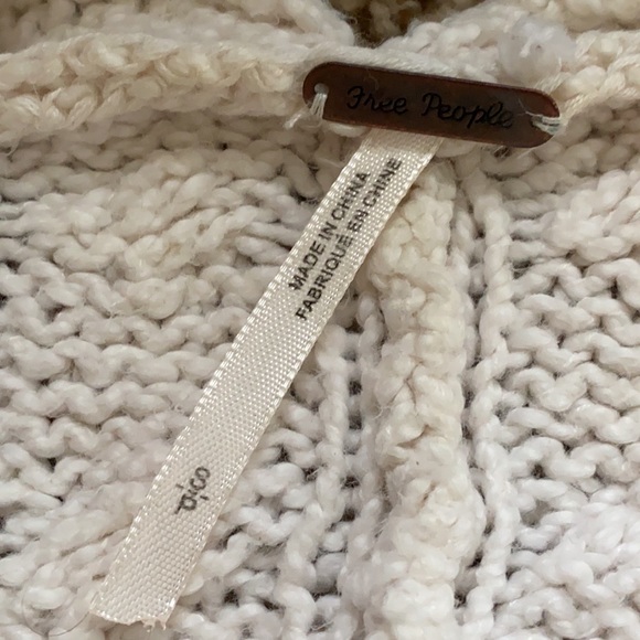 White Free People Sweater - Picture 2 of 3